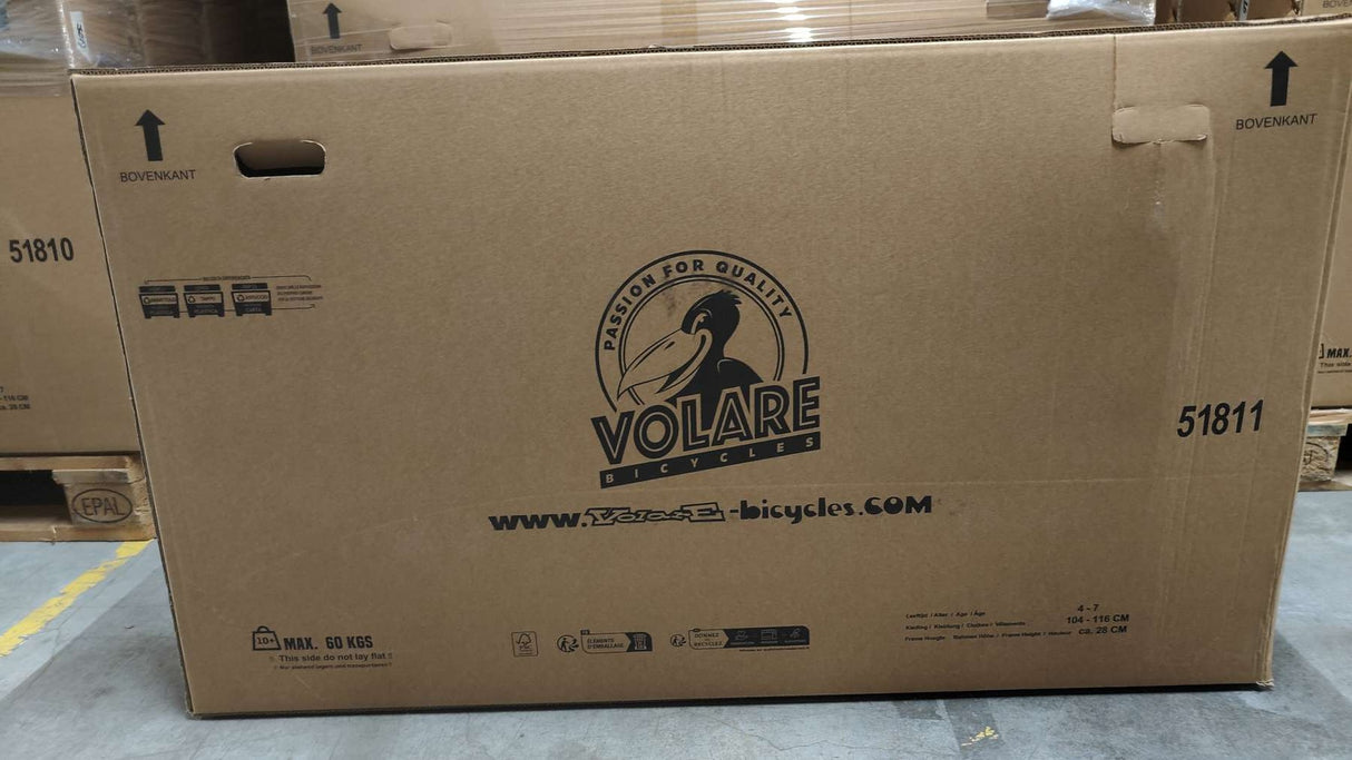 Volare Excellent Kinderfahrrad - Mädchen - 18 Zoll - Grün - 95 % zusammengebaut