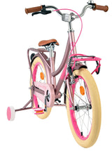 Volare Excellent Kinderfahrrad - Mädchen - 18 Zoll - Mattrosa