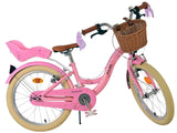 Volare Blossom Kinderfahrrad - Mädchen - 18 Zoll - Rosa - Zwei Handbremsen