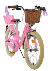 Volare Blossom Kinderfahrrad - Mädchen - 18 Zoll - Rosa - Zwei Handbremsen
