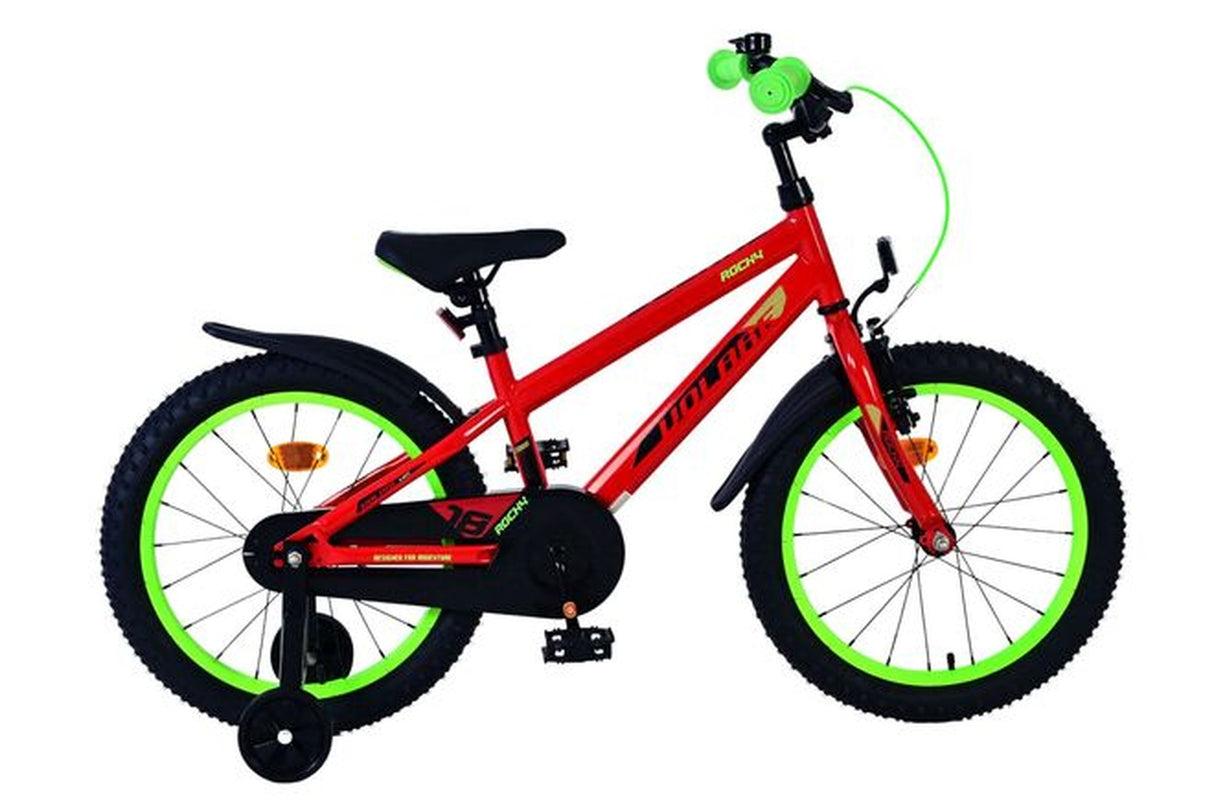 Volare Rocky Kinderfahrrad - Jungen - 18 Zoll - Rot