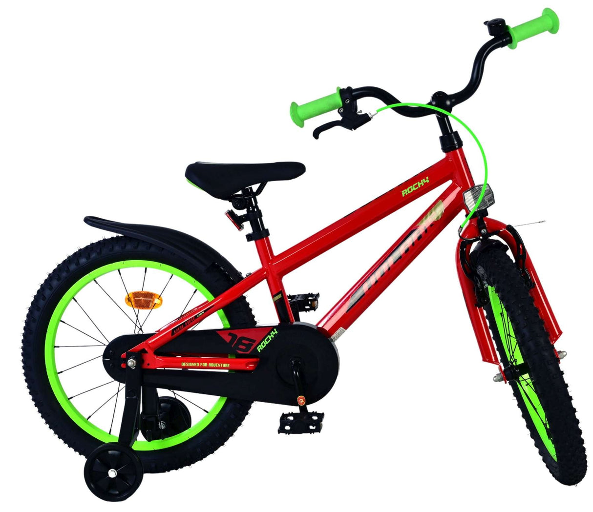 Volare Rocky Kinderfahrrad - Jungen - 18 Zoll - Rot