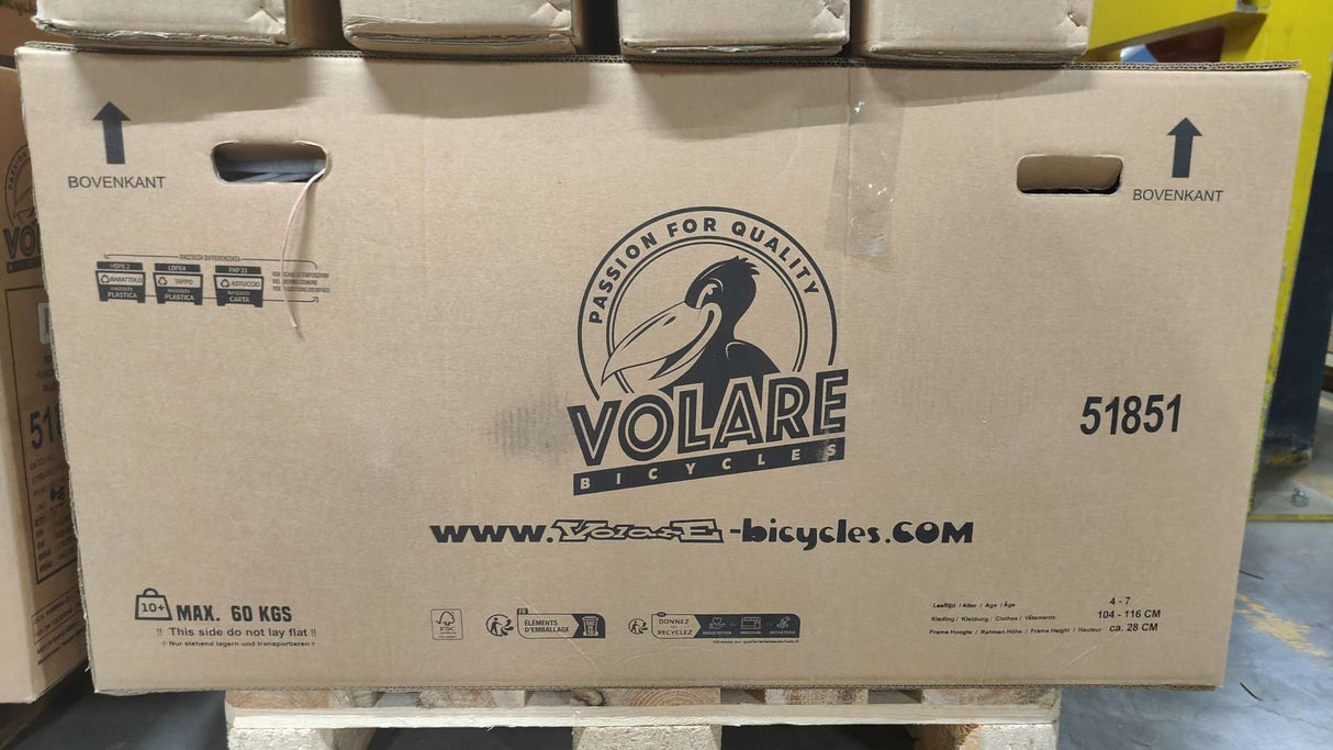 Volare Rocky Kinderfahrrad - Jungen - 18 Zoll - Rot