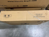 Braune Kartonverpackung mit Hinweis auf die richtige Oberseite