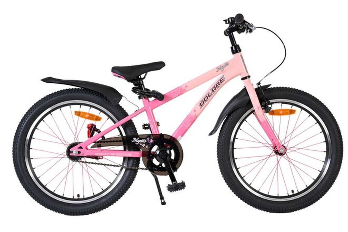 Kinderfahrrad Volare Vorderseitenansicht mit hellem Gestell