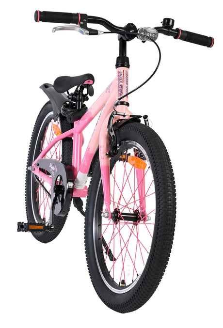 Pinkes Kinderfahrrad mit stabilen Reifen und sportlichem Design
