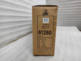 Braune Kartonverpackung mit Produktinformationen und lila Farbe