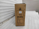 Braune Kartonverpackung mit Produktinformationen und Batchnummer