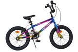 Buntes Kinderfahrrad mit 16-Zoll-Rädern und stabiler Rahmenkonstruktion