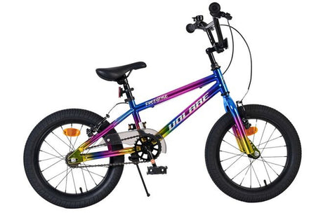 Buntes Kinderfahrrad mit 16-Zoll-Rädern und stabiler Rahmenkonstruktion