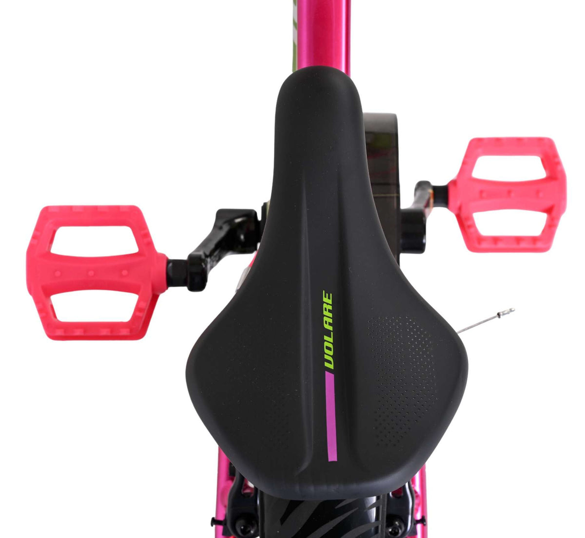 Volare Chrome Kinderfahrrad 16 Zoll Rosa-Grün mit zwei Handbremsen