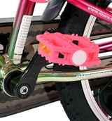 Volare Chrome Kinderfahrrad 16 Zoll Rosa-Grün mit zwei Handbremsen