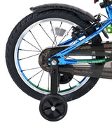Volare Chrome 16-Zoll-Kinderfahrrad für Jungen in Blaugrün mit zwei Handbremsen