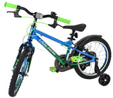 Volare Chrome 16-Zoll-Kinderfahrrad für Jungen in Blaugrün mit zwei Handbremsen