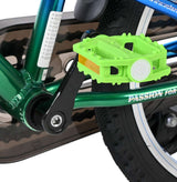 Volare Chrome 16-Zoll-Kinderfahrrad für Jungen in Blaugrün mit zwei Handbremsen