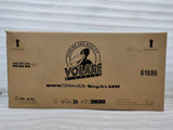 Kartonverpackung für ein Fahrrad mit Logo und Website-Adresse
