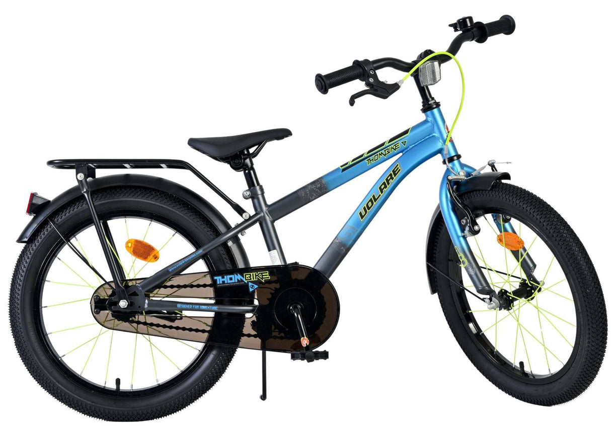Jungenfahrrad mit 20-Zoll-Rädern in Blau und Schwarz