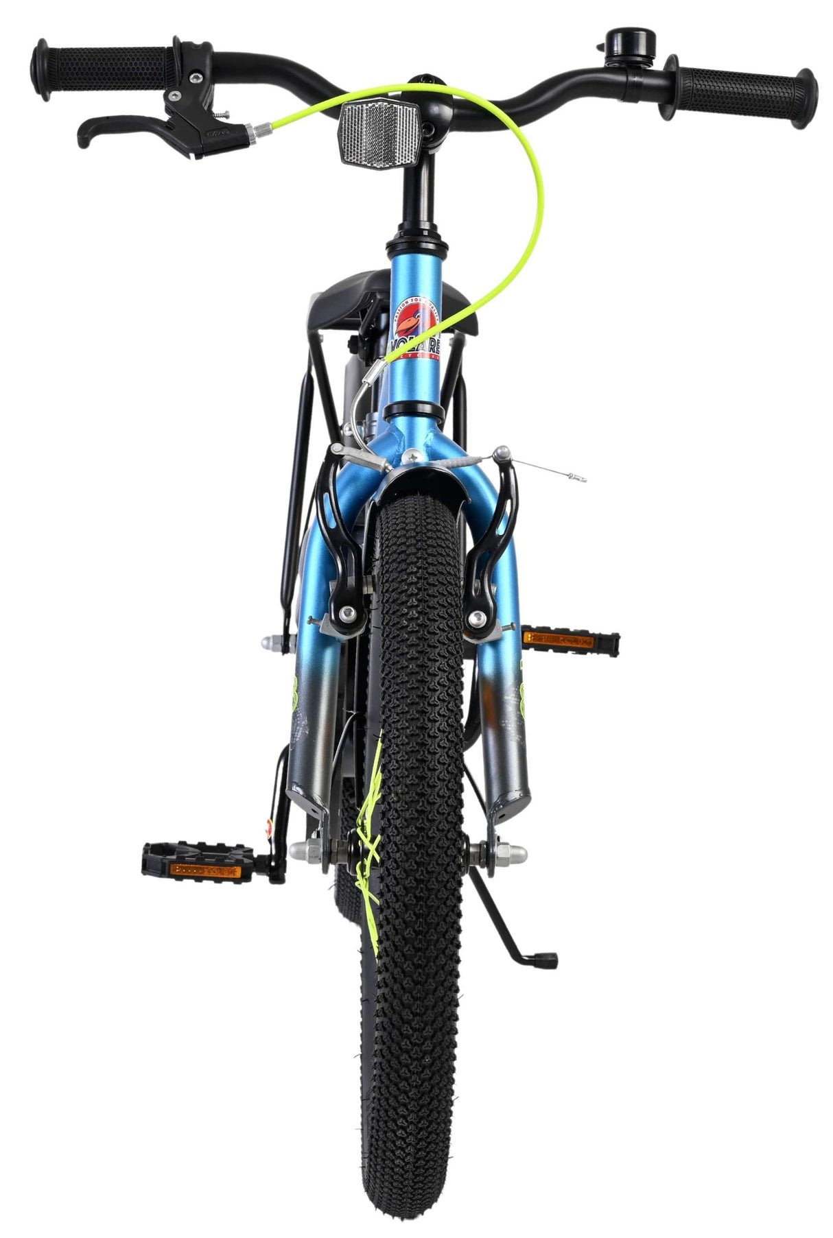 Buntes Kinderfahrrad mit stabilen Reifen und sportlichem Lenkerdesign