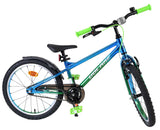 Volare Chrome Kinderfahrrad für Jungen 18 Zoll Blaugrün mit Bremsen