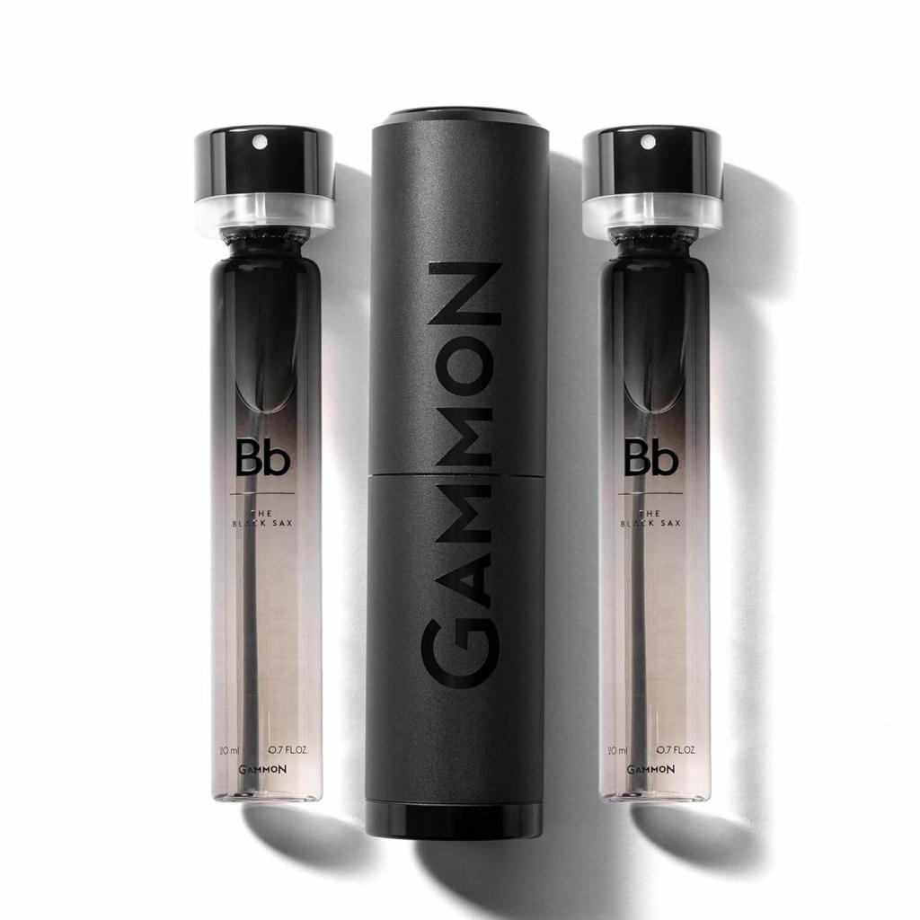 GAMMON 9045 Black Sax Herrenduft Set, holzig-würzig, 20% Parfum-Öl