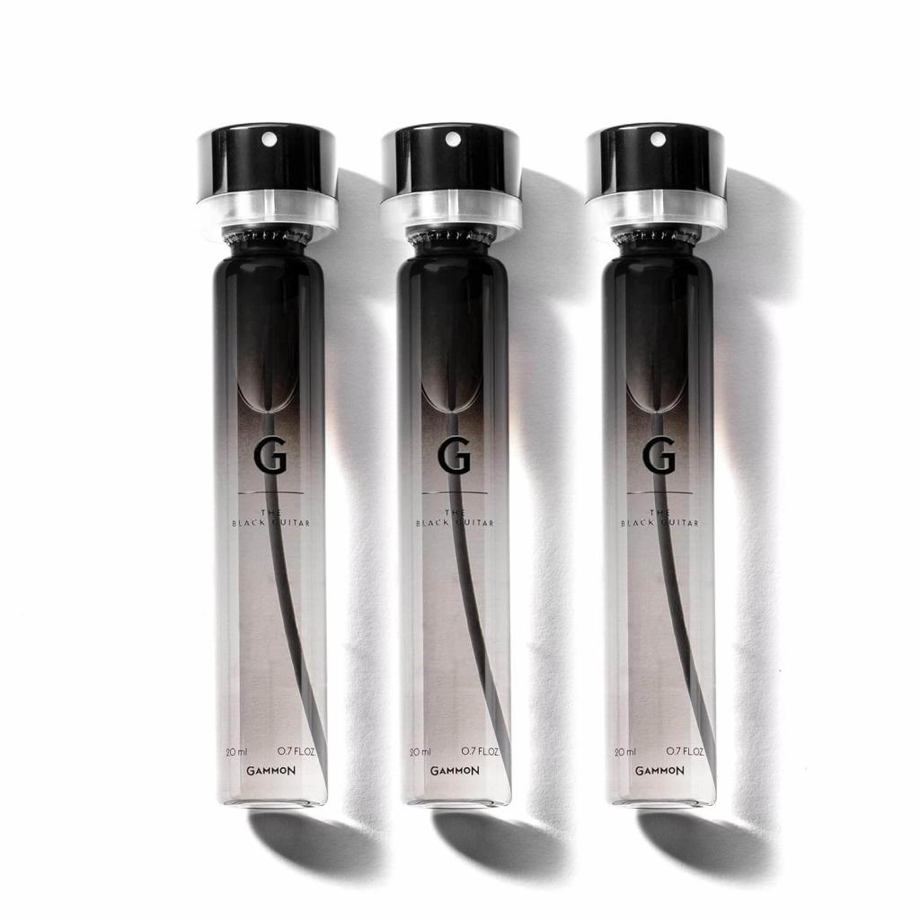 GAMMON Black Notes Parfum Set mit Aluminium Suit