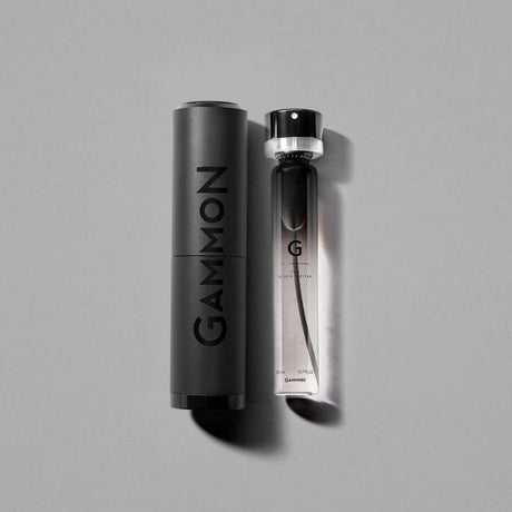 GAMMON Black Notes Parfum Set mit Aluminium Suit