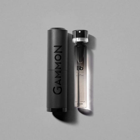 GAMMON Black Notes Parfum Set mit Aluminium Suit