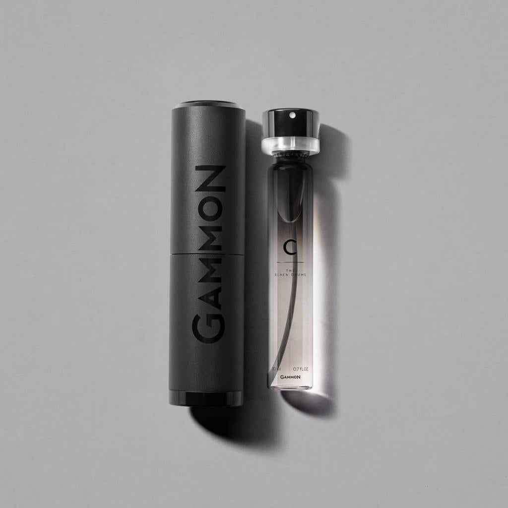 GAMMON Black Notes Parfum Set mit Aluminium Suit