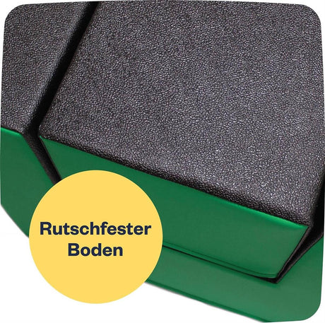 Bunte Schaumstoffbausteine in verschiedenen Formen und Farben für Kinder