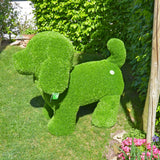 AniPlants, Grasfigur, "Hund", stehend, Gartendeko, 80cm