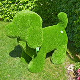 AniPlants, Grasfigur, "Hund", stehend, Gartendeko, 80cm