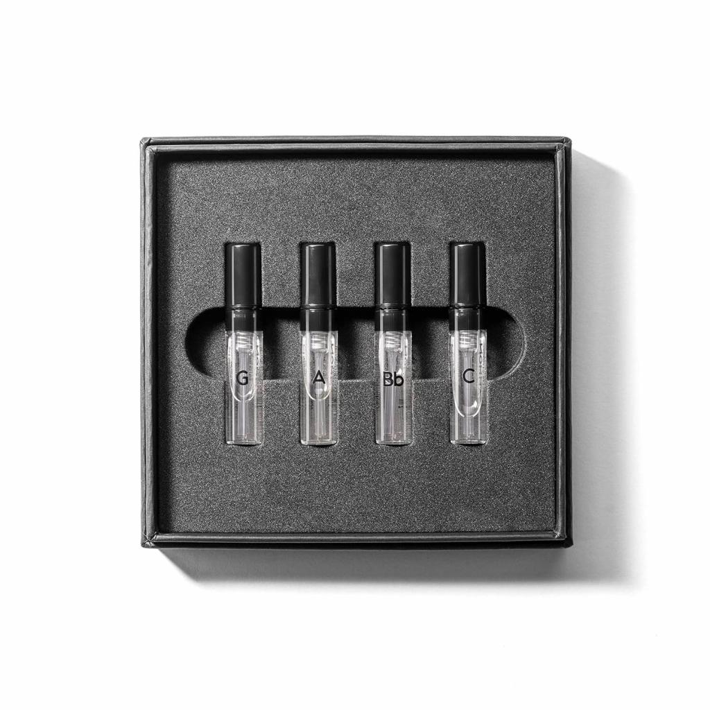 GAMMON 9489 Black Notes Parfum Explorer-Set (4x2 ml), das Parfum Set mit allen 4 Black Notes Herren mit langanhaltendem 20% Parfum-Öl