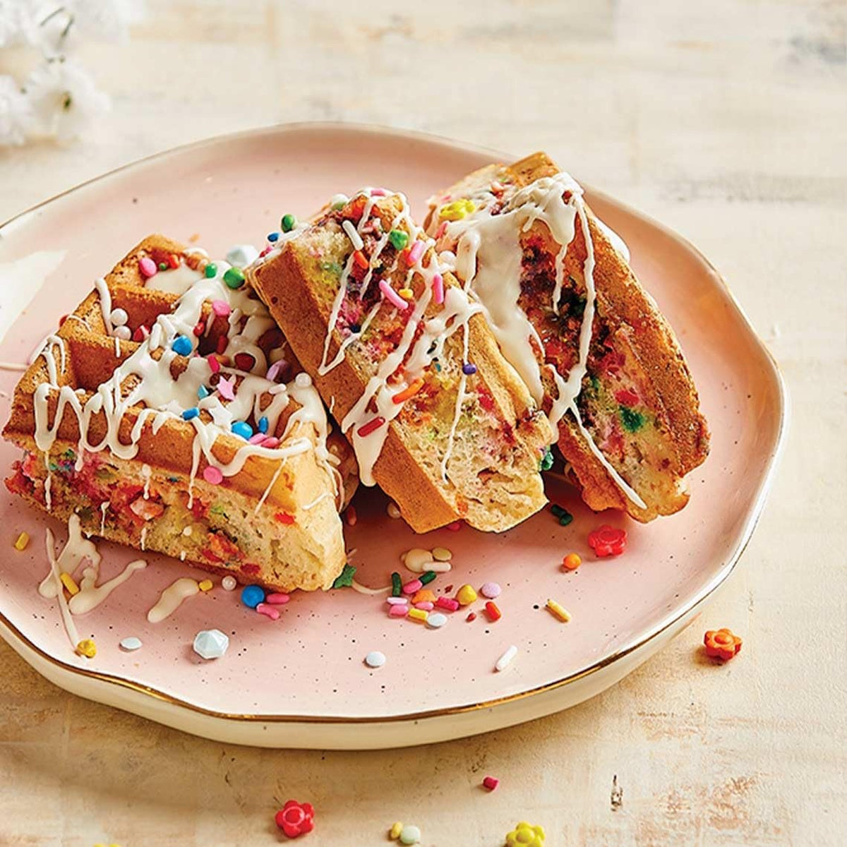PowerXL Waffle Star Waffeleisen – Gefüllte Waffeln 18cm Antihaft