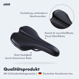 AARON Touring ergonomischer Fahrradsattel Unisex für Mountainbike, Stadtrad, E-Bike
