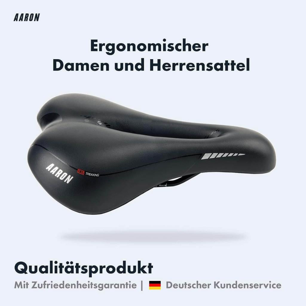 Aaaron universeller Trekking Fahrradsattel mit BelÃ¼fungsÃ¶ffnung