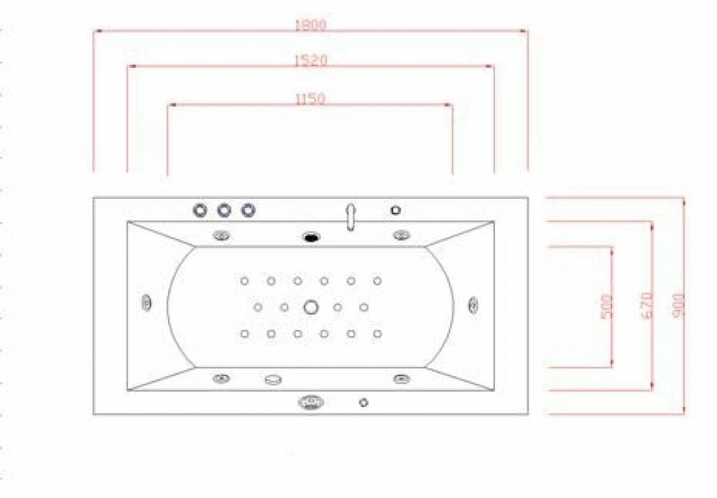 PureHaven Whirlpool 182x90cm Heizung Reinigungsprogramm & Lichttherapie Wasserfall Bluetooth-fähiges Soundsystem