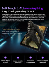 Blackview Active 8 Pro Rugged Tablet 10,36" 2,4K FHD+ 16GB RAM 256GB ROM 48MP Kamera 22000mAh Android 15 Dual SIM LTE WiFi NFC GPS OTG Outdoor