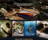 Aufzeigen der Wasserdichtigkeit des Blackivew Active 7 Tablet