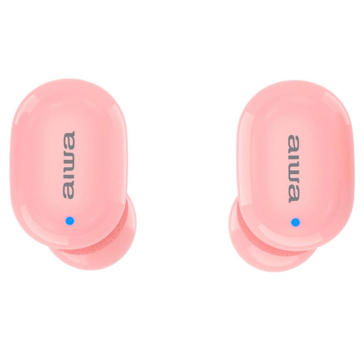 Aiwa EBTW-150PK PINK Drahtlose Kopfhörer Bluetooth 5.0 10 m Reichweite ANS Voice Assistant TWS