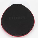 Aiwa PCD-810RD ROT Schwarz tragbarer CD/CD-R/MP3 Spieler, mit Earphones und Tasche, ESP