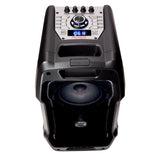 Aiwa KBTUS-400 BT Party Lautsprecher, Karaokemaschine, LED, Boombox, kabellose Mikrofone, Fernbedienung