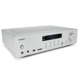 B-WARE - Aiwa AMU-120BTSR silberfarben Mediaplayer AV-Empfänger und -Verstärker, BT v5.0-Empfänger, 2X 60W