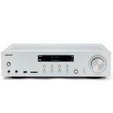 B-WARE - Aiwa AMU-120BTSR silberfarben Mediaplayer AV-Empfänger und -Verstärker, BT v5.0-Empfänger, 2X 60W