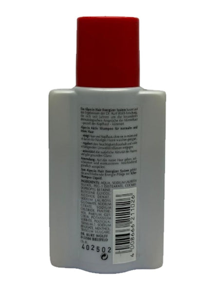 Alpecin Aktiv Shampoo Produktverpackung, dermatologisch getestetes Haarpflege-Shampoo