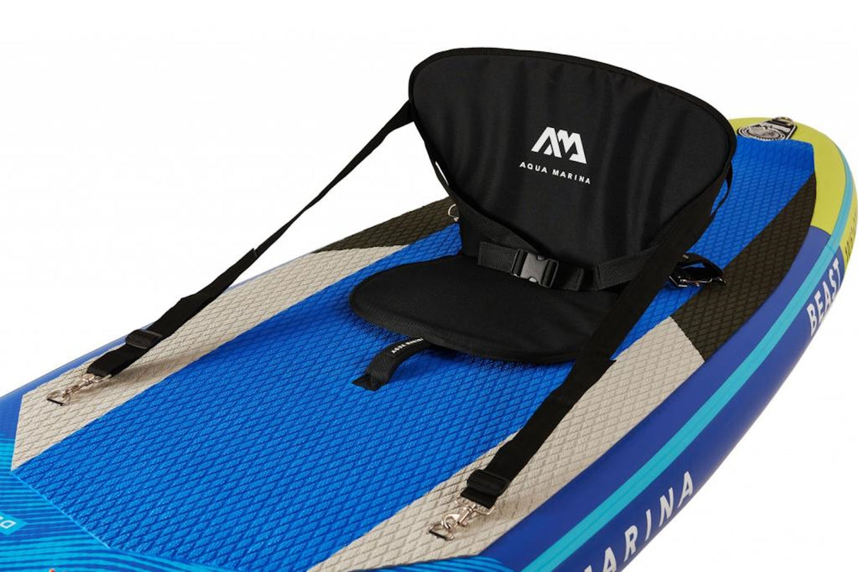 Aqua Marina SUP Board 320x81cm mit Reißverschlussrucksack Double Action-Pumpe LIQUID AIR V1 Paddel Einschub-Mittelfinne Sicherheitsleine Blau