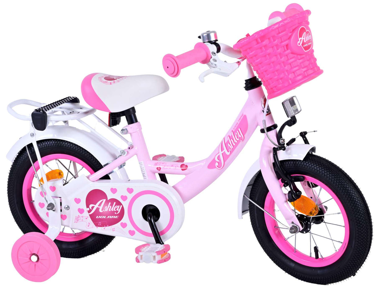 Volare Ashley Kinderfahrrad - Mädchen - 12 Zoll - Rosa