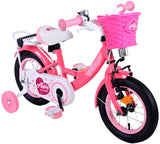 Volare Ashley Kinderfahrrad - Mädchen - 12 Zoll - Rot/Rosa
