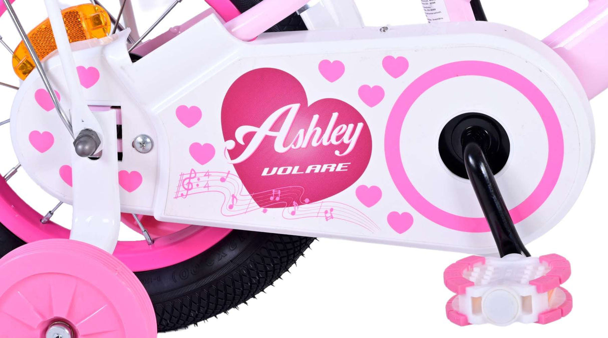 Volare Ashley Kinderfahrrad - Mädchen - 12 Zoll - Rosa