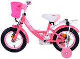 Volare Ashley Kinderfahrrad - Mädchen - 12 Zoll - Rot/Rosa
