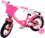 Volare Ashley Kinderfahrrad - Mädchen - 12 Zoll - Rot/Rosa